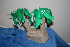 Kitchen roll palm trees