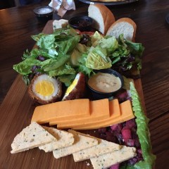 The Leaky Cauldron Ploughman's Lunch. Not exactly authentic, but delicious.